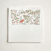 "Winter Greens" - Slip-In Envelope Liners in Spruce by Cedar and Grey - Liner in white envelope