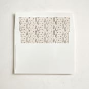 "Analogue" - Slip-In Envelope Liners in Pudding by Creo Study - Liner in white envelope