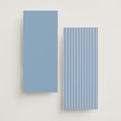"Flora Arch" - Menus in Cerulean by Baumbirdy - Back of Card Options