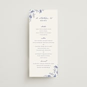 "Daisy Toile" - Menus in Willow by Susan Zinader - Front