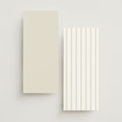 "Garden View" - Menus in Peach by Everett Paper Goods - Back of Card Options