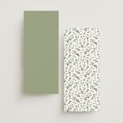 "Wistful" - Menus in Mist by Everett Paper Goods - Back of Card Options
