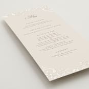"vintage flourishes" - Menus in Natural by BR Designs - Detail