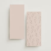 "Arch Monogram" - Menus in Dusty Rose by Kelly Schmidt - Back of Card Options