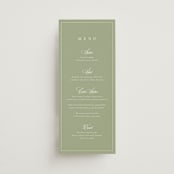 "Greenwood" - Menus in Garden by Kelly Schmidt - Front