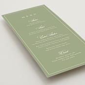 "Greenwood" - Menus in Garden by Kelly Schmidt - Detail