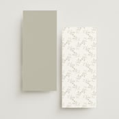 "Modern Romance" - Menus in Obsidian by Jennifer Postorino - Back of Card Options