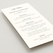 "Modern Romance" - Menus in Obsidian by Jennifer Postorino - Detail