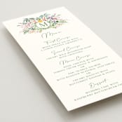 "Tropical Dreams" - Menus in Jungle by Petra Kern - Detail