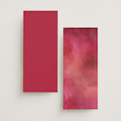 "Lush" - Menus in Magenta by Susan Moyal - Back of Card Options