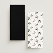 "Poem" - Menus in Snow by Maja Cunningham - Back of Card Options