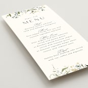 "Fleur" - Menus in Lily by Everett Paper Goods - Detail