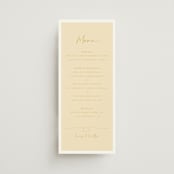 "Ink scribble" - Menus in Honey by Adelyn T. - Front