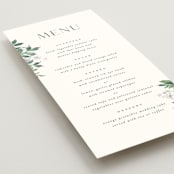 "Grove" - Menus in Fern by Everett Paper Goods - Detail