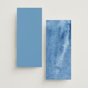 "Royal" - Menus in Cobalt by Petra Kern - Back of Card Options