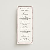 "Handwritten" - Menus in Wine by Cass Loh - Front