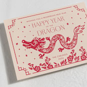 "Lunar Year Dragon" - Lunar New Year Cards in Peace by Vivian Yiwing - Detail