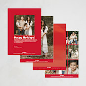 "abstract crescent" - Lunar New Year Cards in Rogue by Jennifer Lew - Back of Card Options