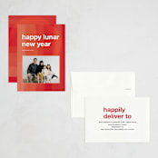 "abstract crescent" - Lunar New Year Cards in Rogue by Jennifer Lew - Assembled