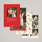 "Xin nian" - Lunar New Year Cards in Apple by Vera Lim - Back of Card Options