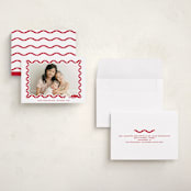 "Tsim Sha Tsui" - Lunar New Year Cards in Bayberry by Gwen Bedat - Assembled