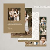"Slash" - Lunar New Year Cards in Bamboo by Cass Loh - Back of Card Options