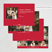 "Festive lanterns" - Lunar New Year Cards in Scarlet by Creo Study - Back of Card Options