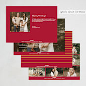 "Shimmering" - Lunar New Year Cards in Crimson by Emily Sabol Goss - Back of Card Options