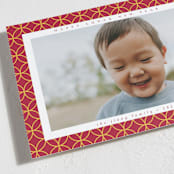 "Shimmering" - Lunar New Year Cards in Crimson by Emily Sabol Goss - Detail