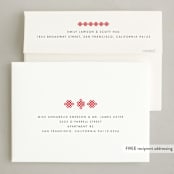 "Chinese Ornament" - Lunar New Year Cards in Peace by Vivian Yiwing - FREE Recipient Addressing