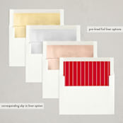 "Lanterns and Dragons" - Lunar New Year Cards in Cherry by Penny Eversole - Envelope Liner Options