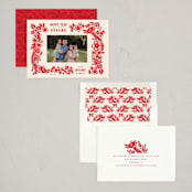"Year of Dragon" - Lunar New Year Cards in Firecracker by Vivian Yiwing - Assembled
