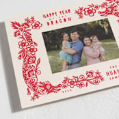 "Year of Dragon" - Lunar New Year Cards in Firecracker by Vivian Yiwing - Detail