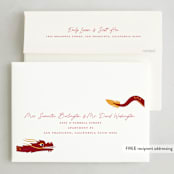 "Dragon wishes" - Lunar New Year Cards in Firecracker by Leia Matt - FREE Recipient Addressing