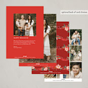 "Little New Year Snake" - Lunar New Year Cards in Blossom by Jackie Crawford - Back of Card Options