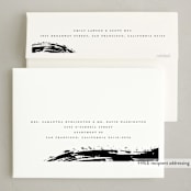 "ink snake" - Lunar New Year Cards in Tea by Vivian Yiwing - FREE Recipient Addressing