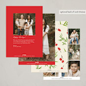 "Xin nian" - Lunar New Year Cards in Apple by Vera Lim - Back of Card Options