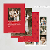 "Lucky Lanterns" - Lunar New Year Cards in Firecracker by Adelyn T. - Back of Card Options