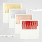 "Lunar Year Dragon" - Lunar New Year Cards in Ruby by Vivian Yiwing - Envelope Liner Options