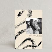 "ink snake" - Lunar New Year Cards in Tea by Vivian Yiwing - Front