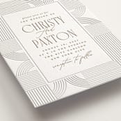 "Framed Elegance" - Letterpress Wedding Invitations in Framed Elegance by Creo Study - Detail
