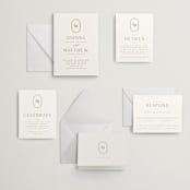 "Gianna" - Letterpress Wedding Invitations in Gianna by Kristie Kern - Invitation Suite