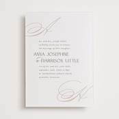 "sway" - Letterpress Wedding Invitations in Sway by Laura Hankins - Front