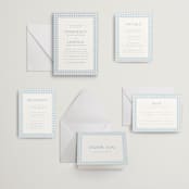 "delicate rattan" - Letterpress Wedding Invitations in Sky Blue by Ellen Schlegelmilch - Invitation Suite