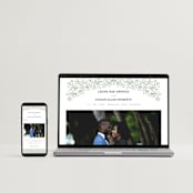 "Lovely Leaves" - Letterpress Wedding Invitations in Lovely Leaves by Jessie Steury - Free Wedding Website