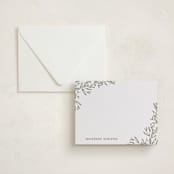 "Beauty of Nature" - Personalized Stationery Cards in Moss by Oscar and Emma - Karly Depew - Assembled