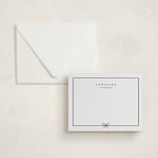 "CARINA" - Personalized Stationery Cards in Midnight by chocomocacino - Assembled