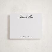 "Finely" - Personalized Stationery Cards in Soft Black by Ani Somi - Front