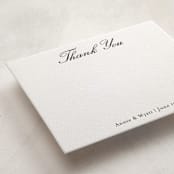 "Finely" - Personalized Stationery Cards in Soft Black by Ani Somi - Detail