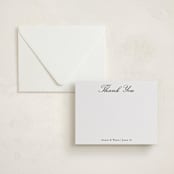 "Finely" - Personalized Stationery Cards in Soft Black by Ani Somi - Assembled